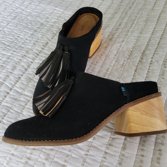 Tom's block heel slip-on shoes - Picture 4 of 5